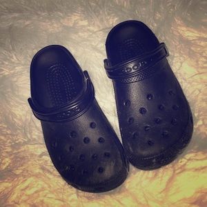 NWOT Black Crocs